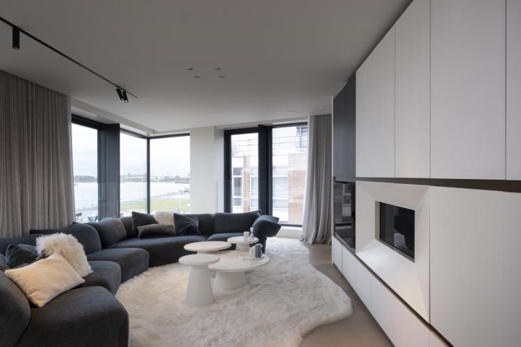 Schilderwerken appartement aan de Schelde