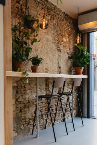 Luxe gietvloer in broodjeszaak