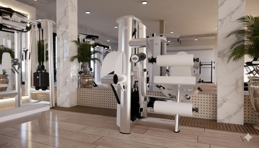 Moderne fitness apparatuur