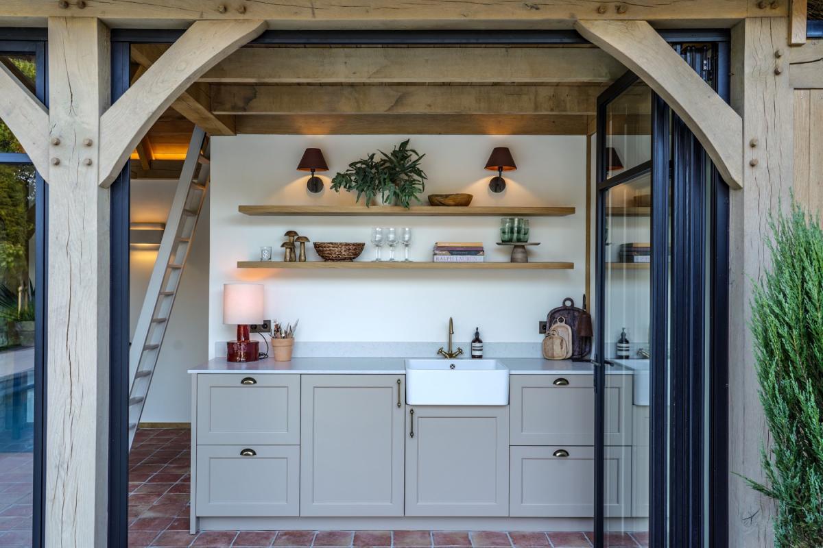 poolhouse met keuken