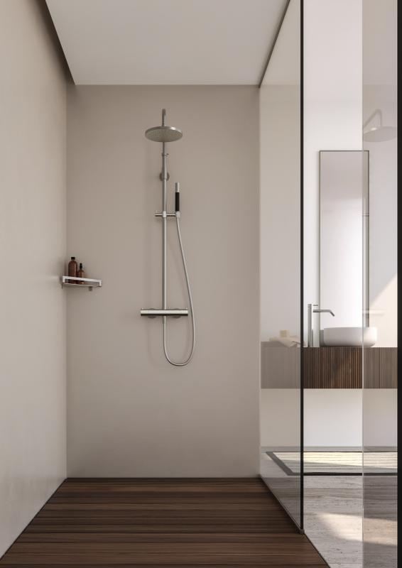 douche met luxe douche kraan
