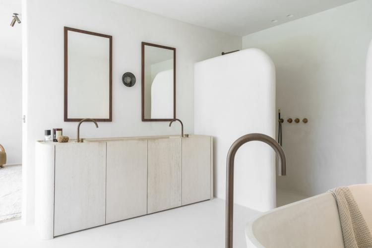 Exclusieve badkamer van Kim van Oncen