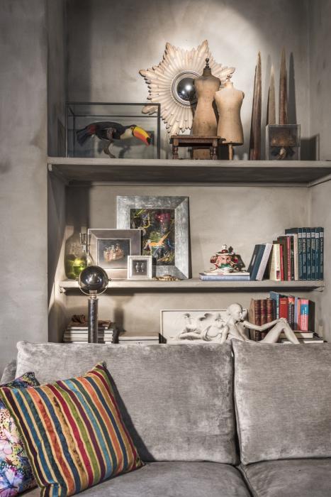 luxe bank met kussen