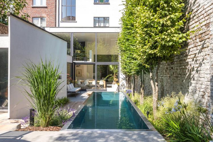 Inox infinity plunge pool Gent