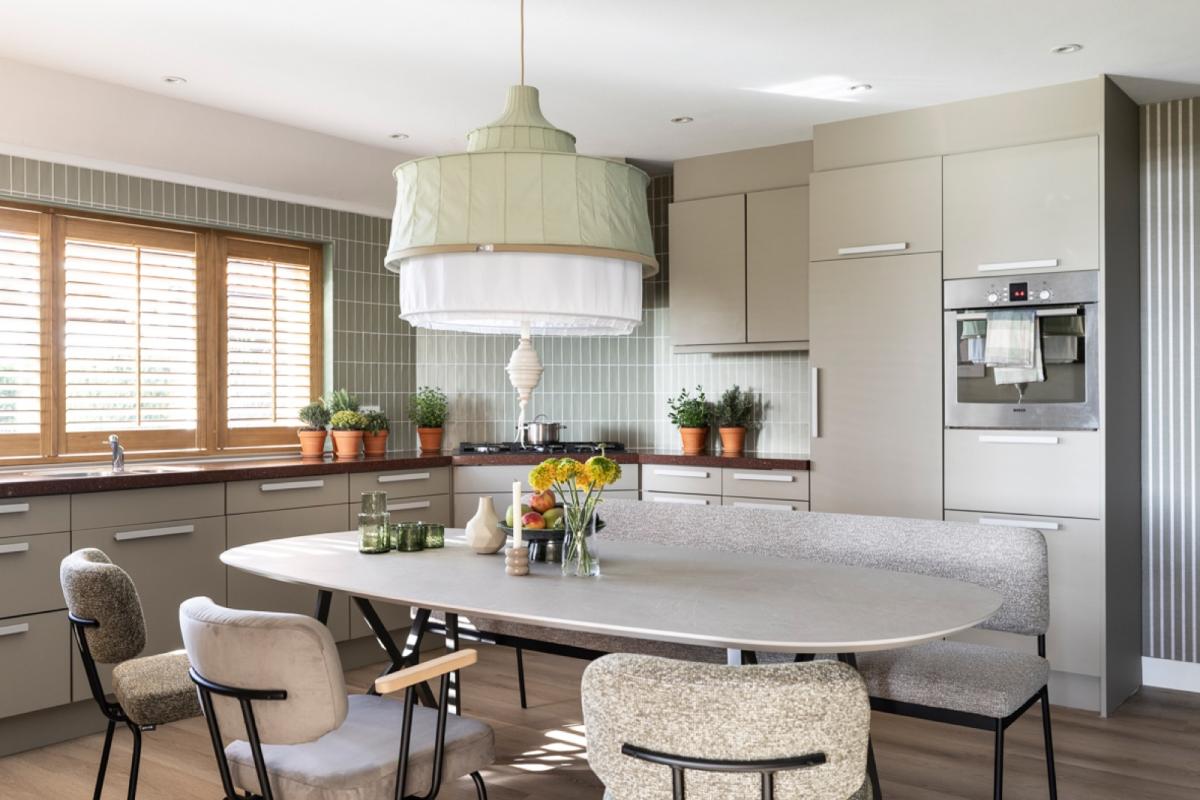 keuken inrichting met shutters