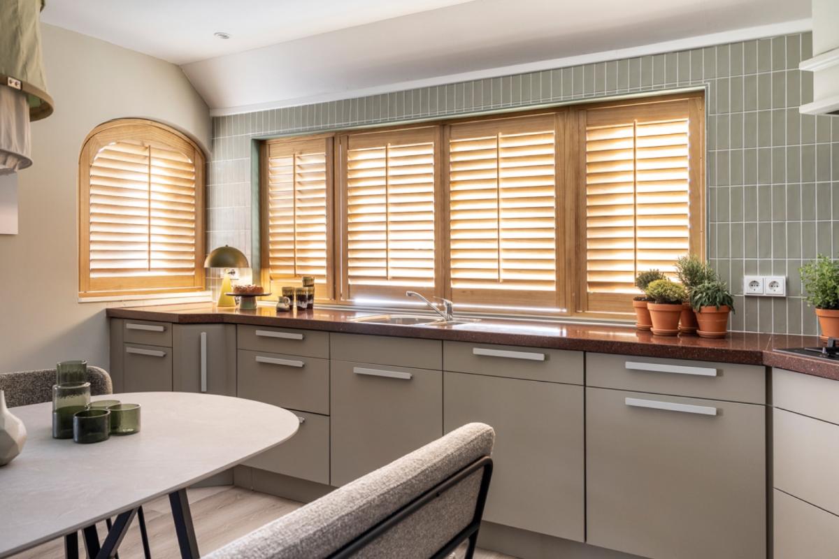 keuken met luxe shutters