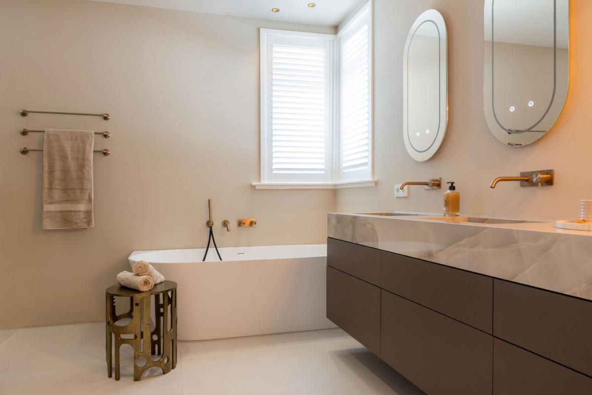 moderne badkamer