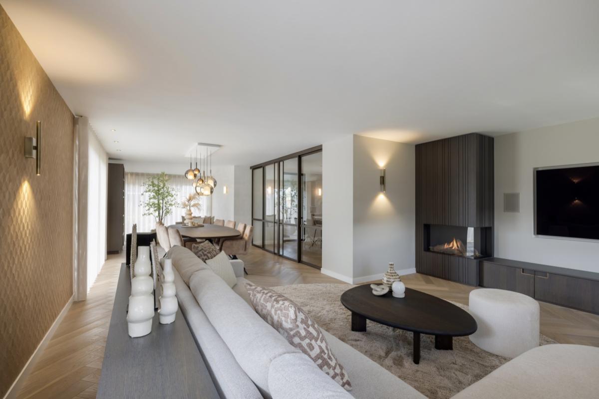 luxe woonkamer inrichting