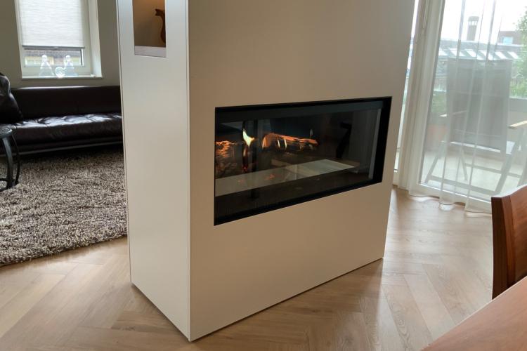 Elektrische haard project Amsterdam
