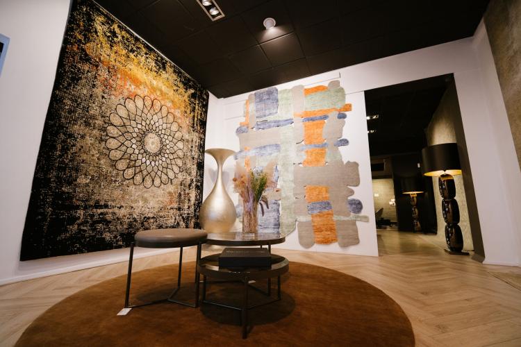 Exclusieve vloerkleden in Showroom