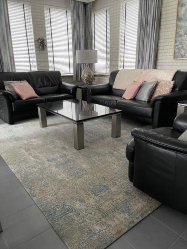 interieur met design vloerkleed