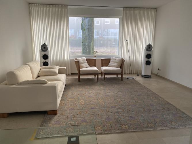 Stijlvol interieur met vloerkleed