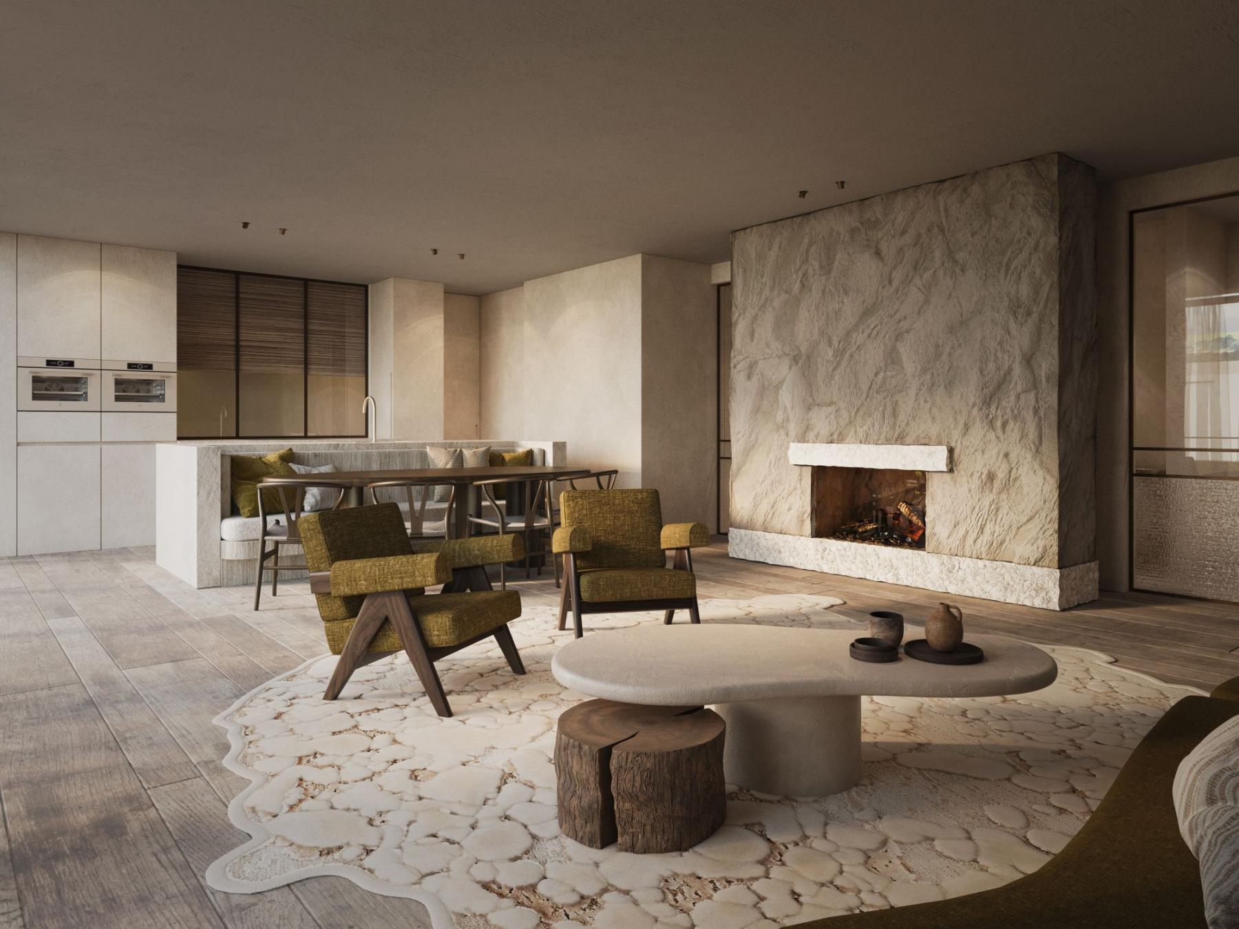 Luxe interieurontwerp Champagny te Frankrijk