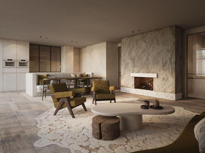 Luxe interieurontwerp Champagny te Frankrijk