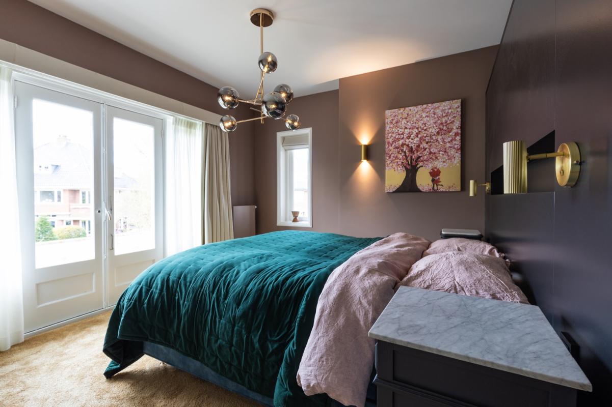 luxe slaapkamer inrichting
