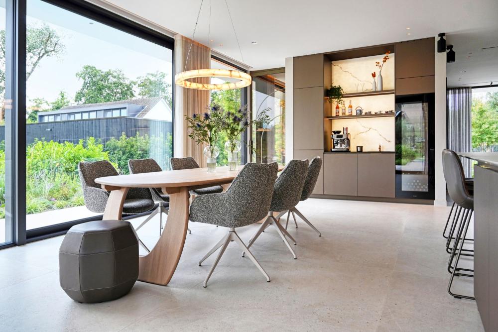 Design verlichting in luxe villa