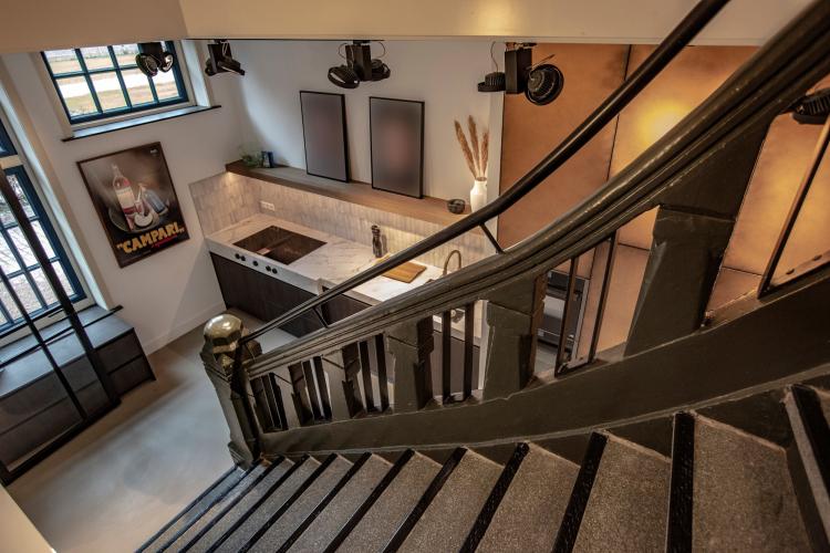 Luxe keuken met exclusief keukenblad