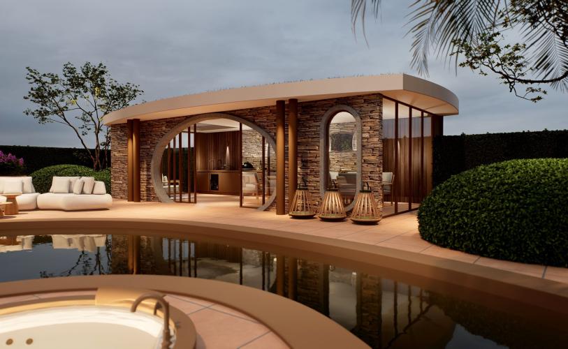 Luxe tuinkamer Milano