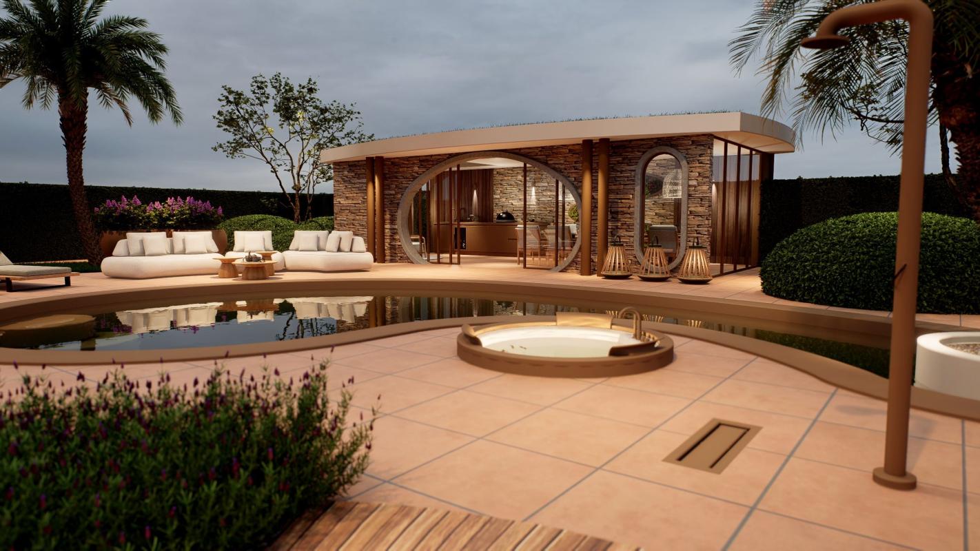 luxe tuinkamer design