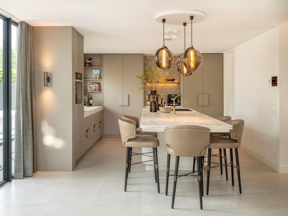Sfeervol interieur in luxe villa