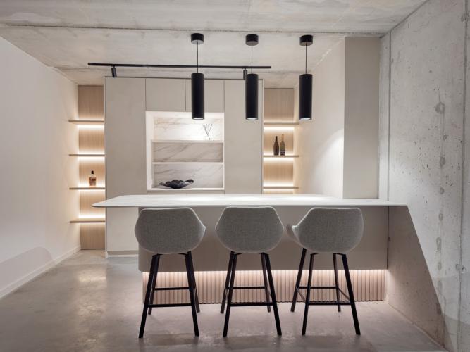 Wand- en vloerafwerking design interieur