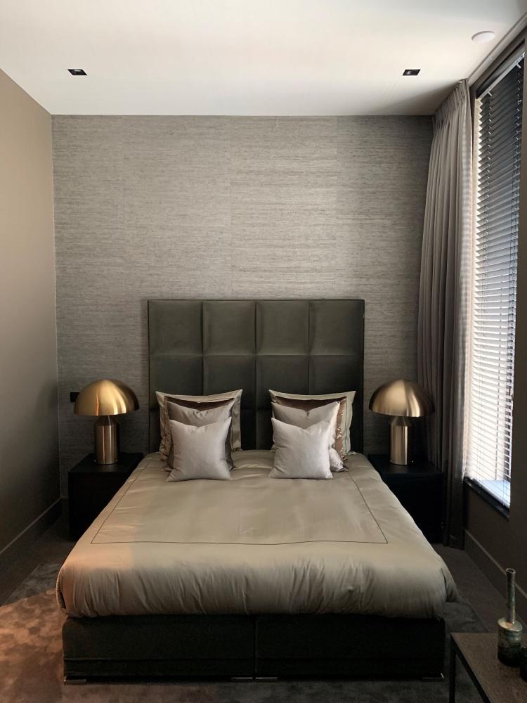 Luxe wandafwerking slaapkamer