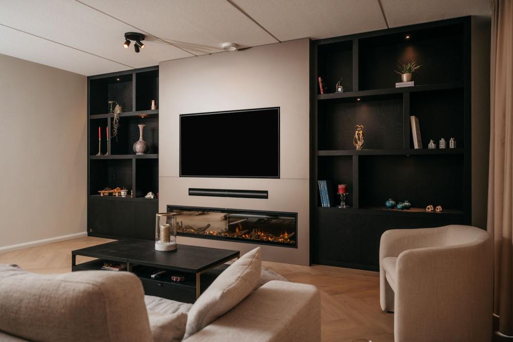 Contrastrijke luxe cinewall Rotterdam
