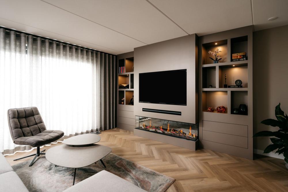 Exclusief taupe cinewall Gouda