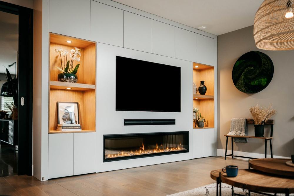 Warme grijze cinewall Enkhuizen