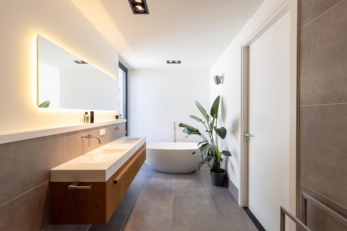 moderne badkamer