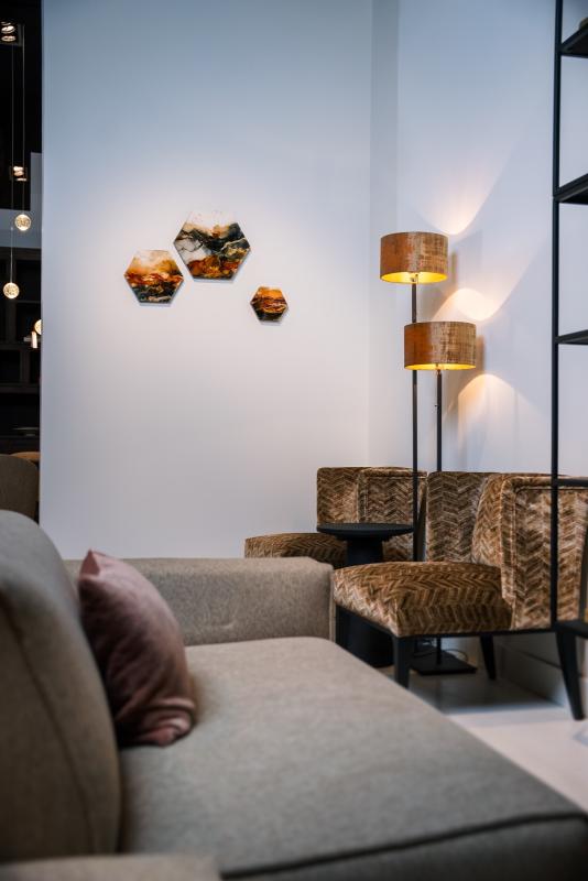 interieur met exclusieve kunst