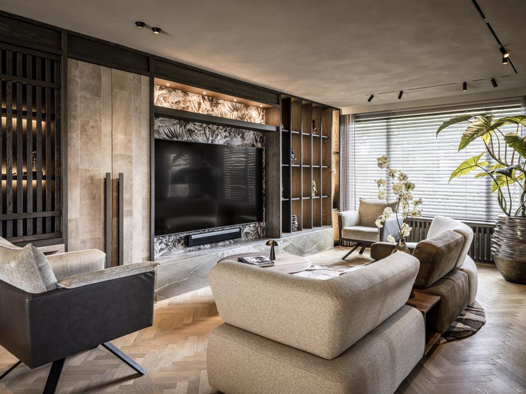 moderne woonkamer inrichting