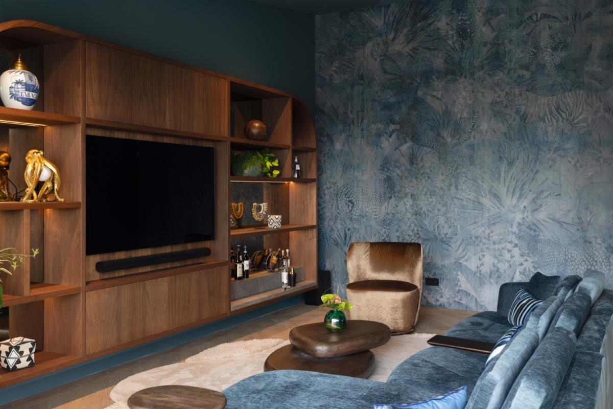 woonkamer met tv meubel