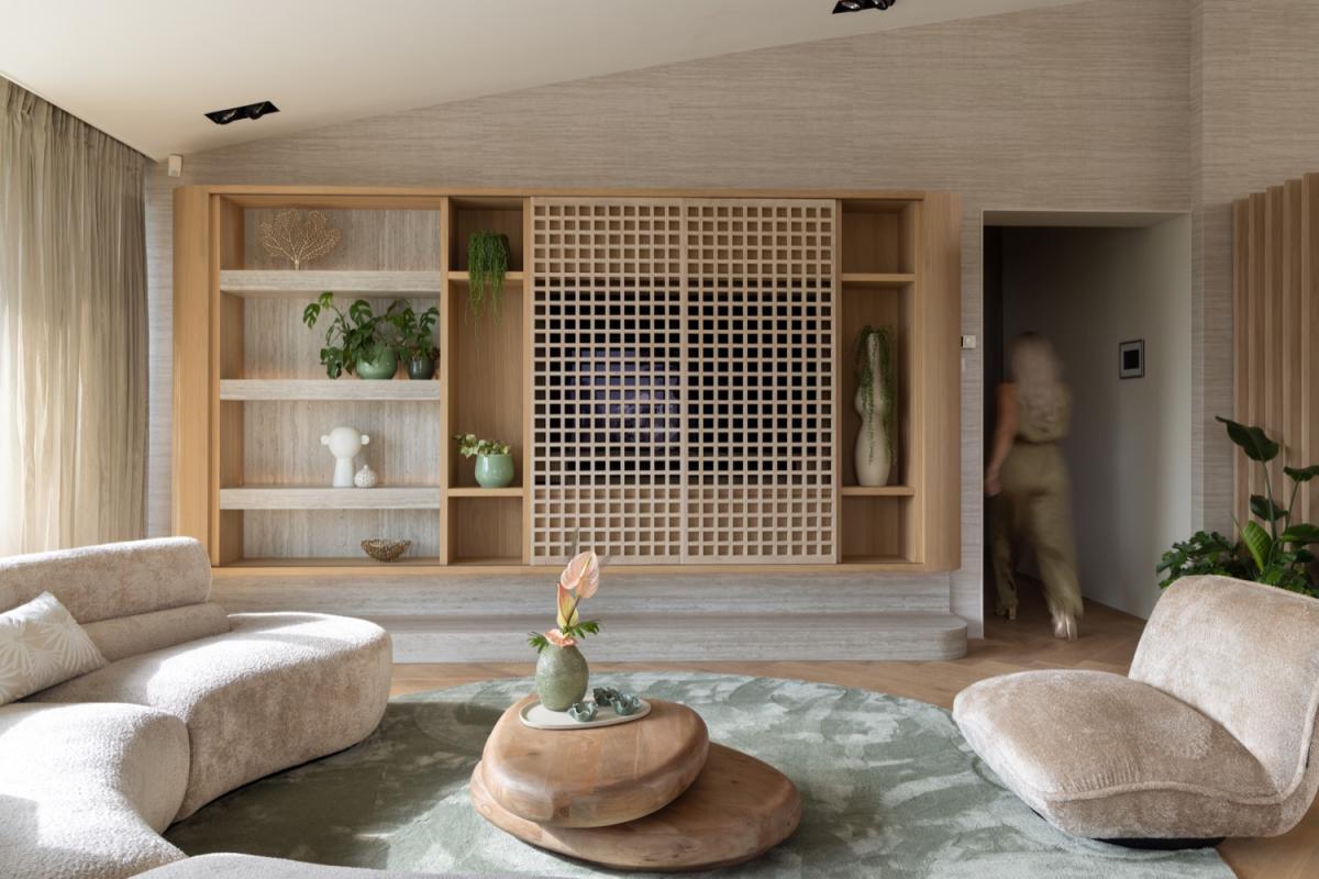 woonkamer met tv meubel