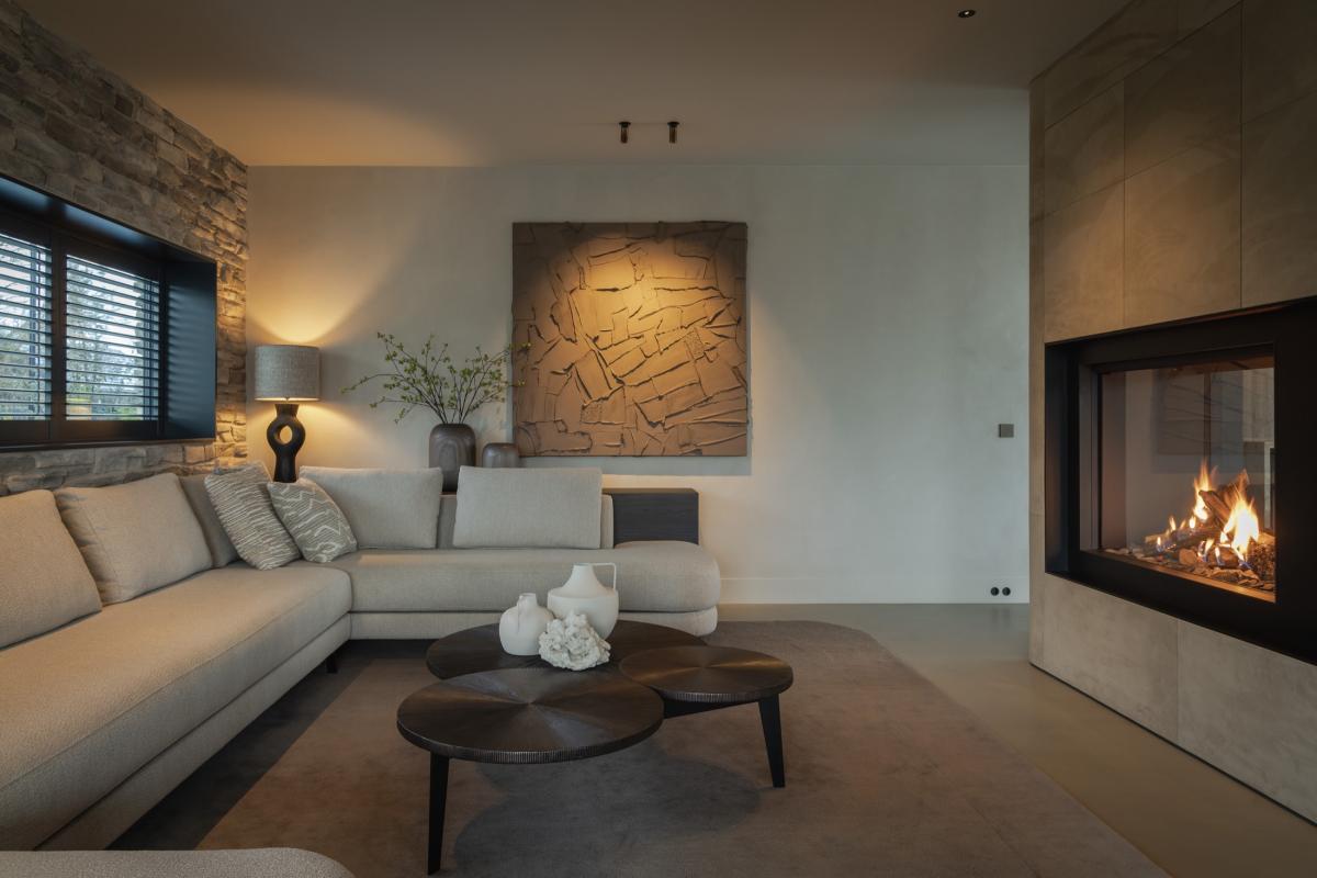 moderne woonkamer inrichting