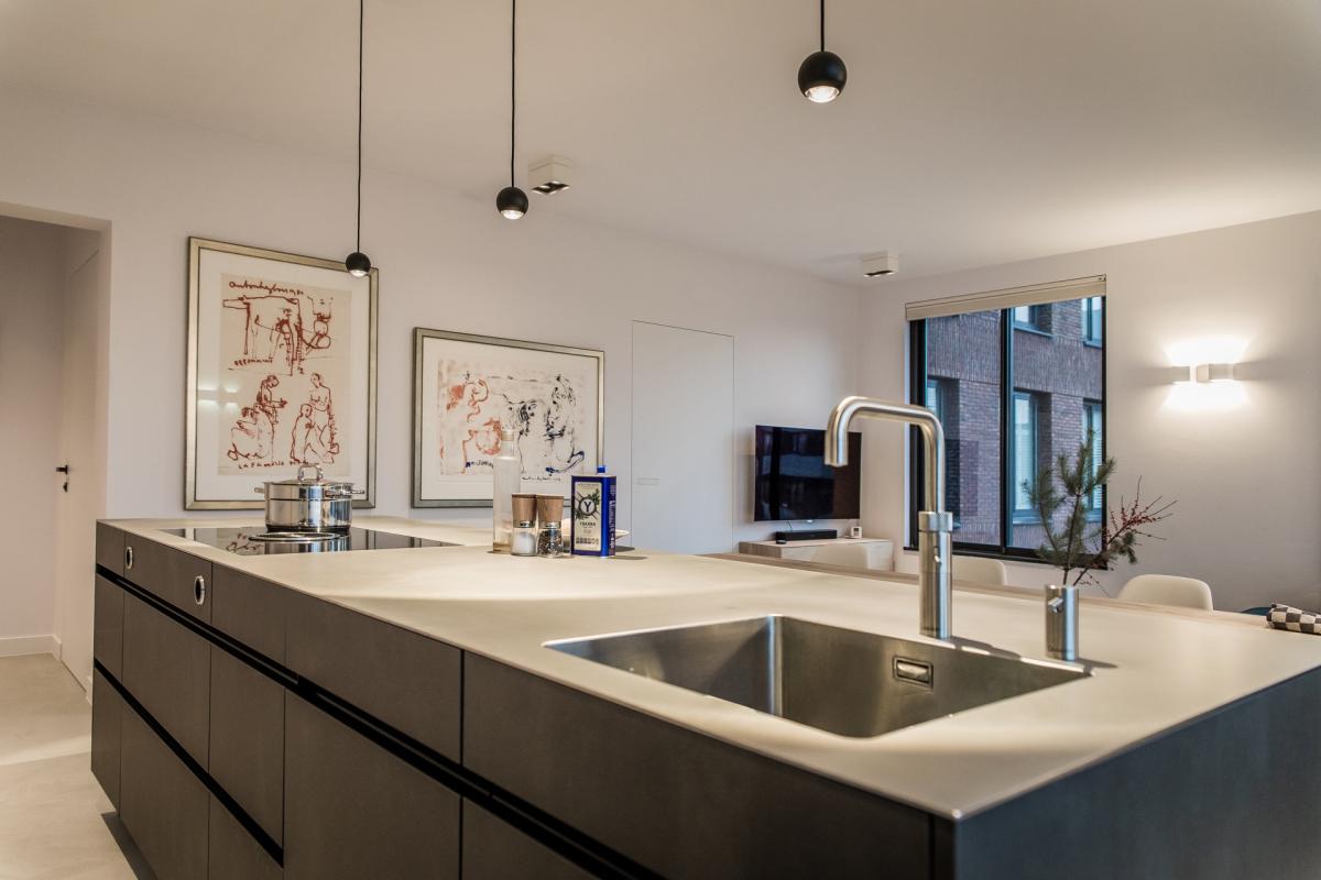 keuken met design verlichting