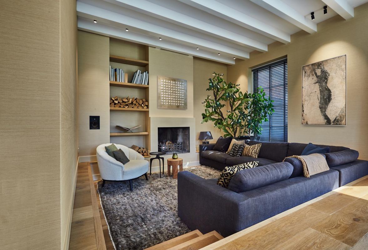 interieur woonkamer met luxe meubels
