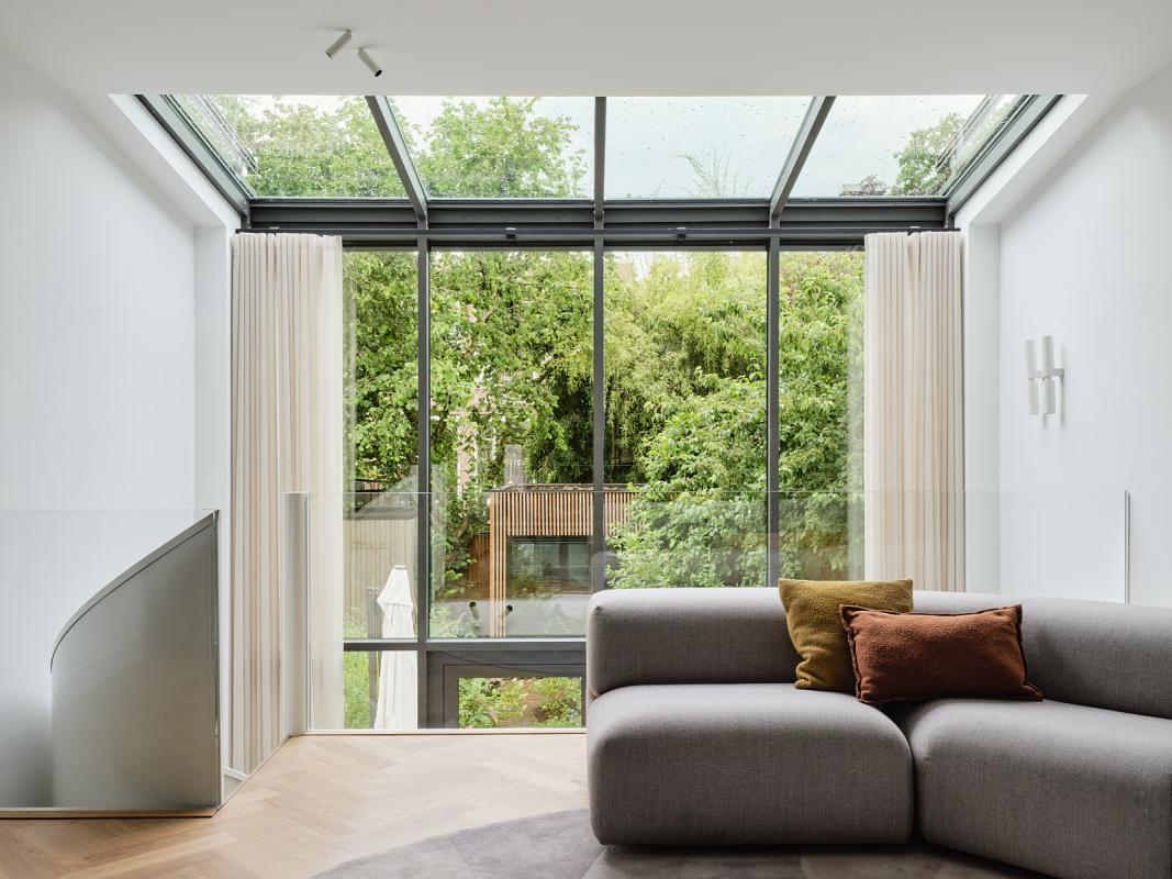 woonkamer met luxe meubels