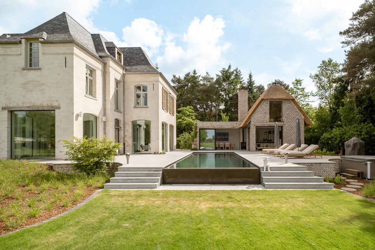 villa met microtopping afwerking