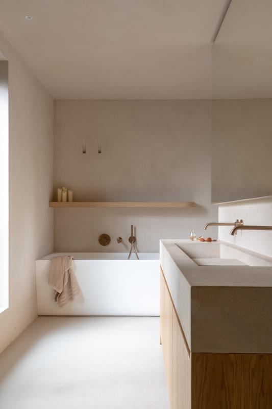 badkamer met design wanden