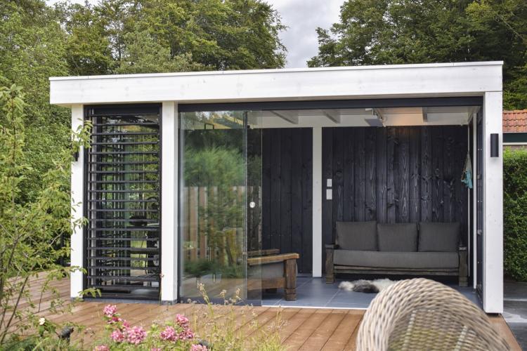 Luxe Douglas houten overkapping