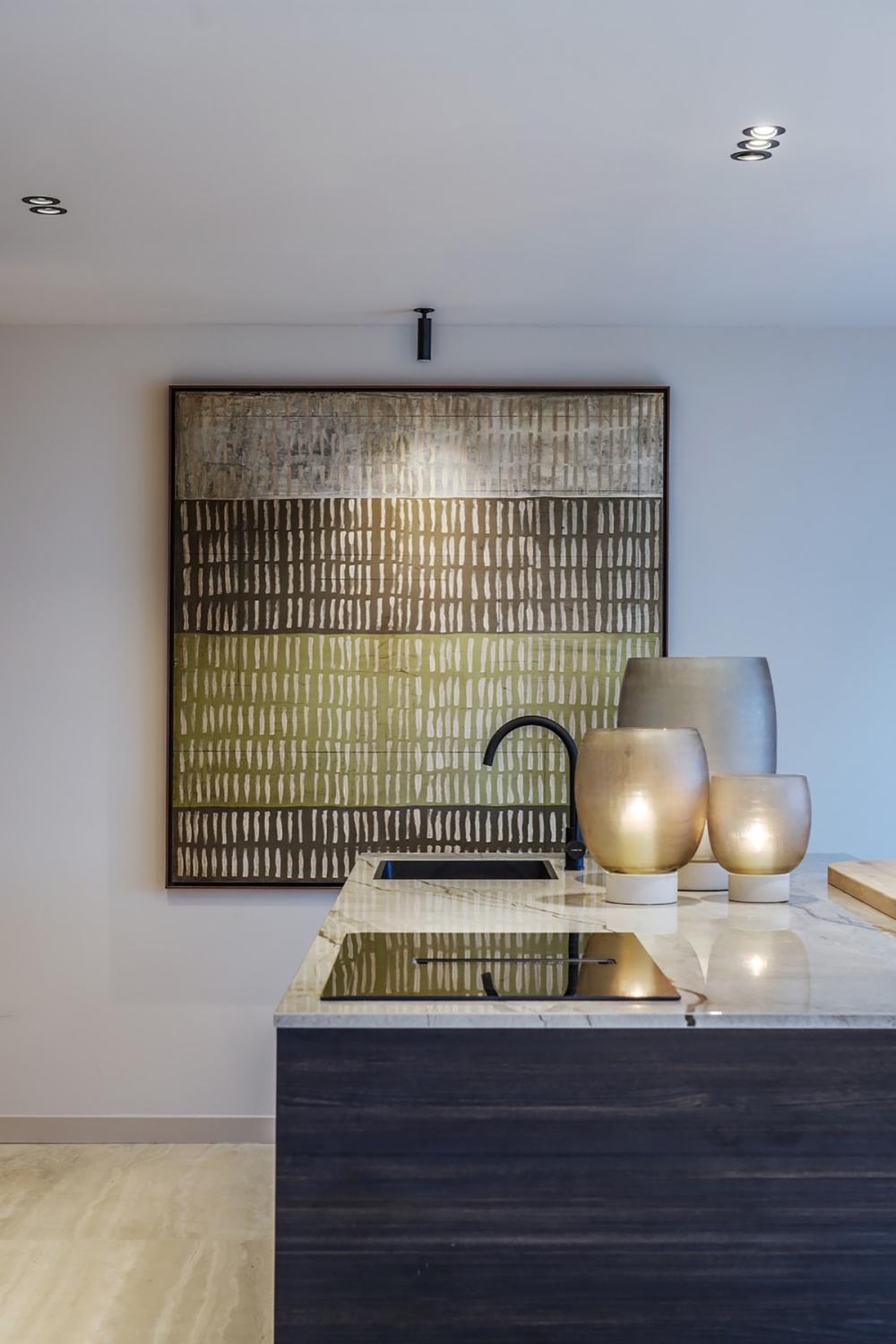 Exclusieve kunst in keuken