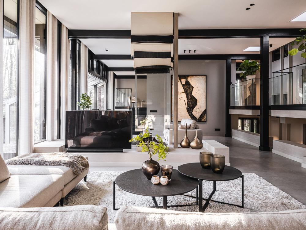 Exclusieve kunst in luxe interieur