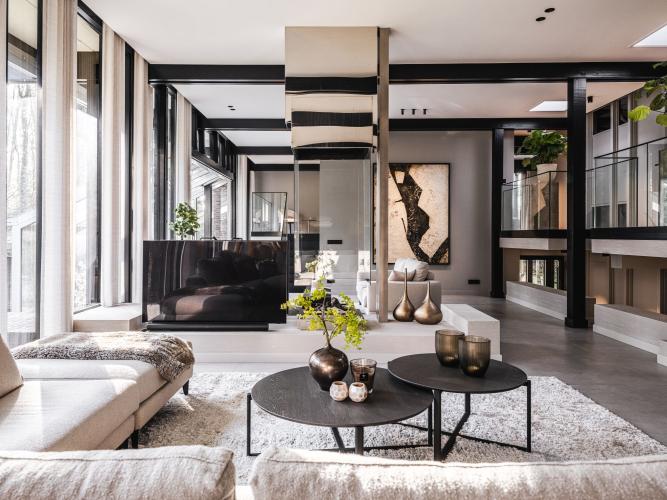 Exclusieve kunst in luxe interieur