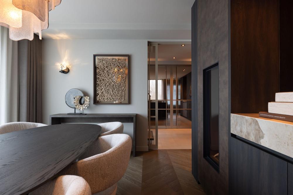 Luxe kunst in design interieur