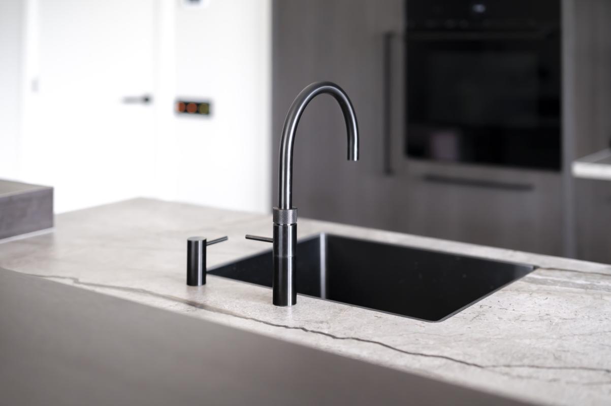 keuken met luxe keukenblad
