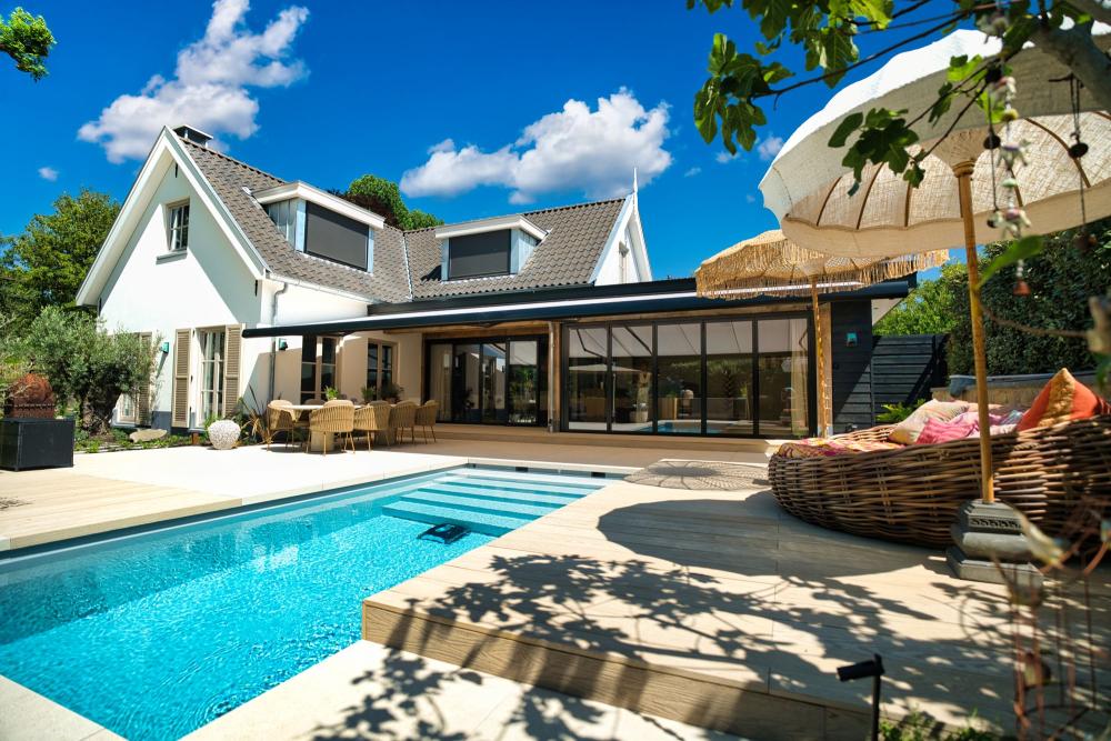 Luxe vouwwanden voor exclusieve villa