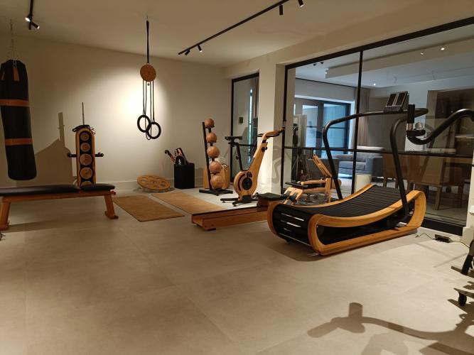 Fitnessruimte villa Blaricum