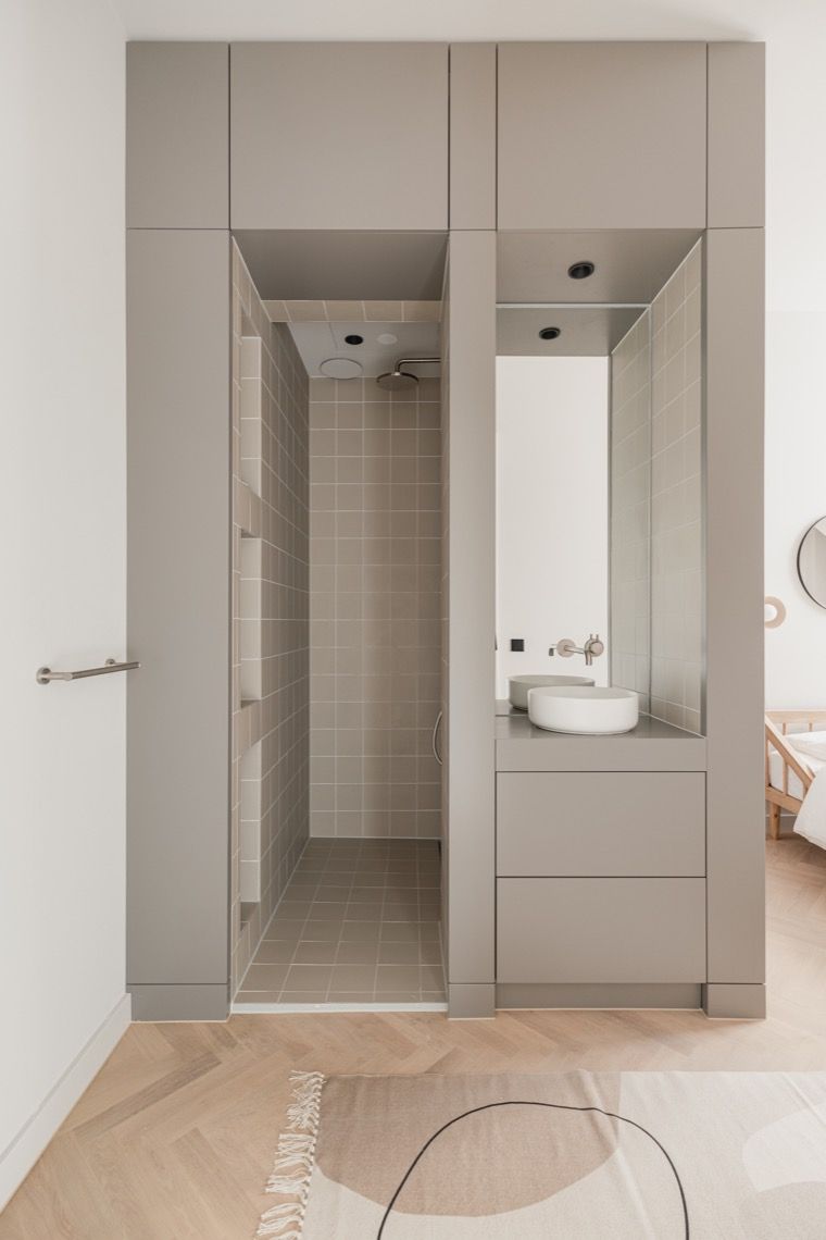 moderne badkamer