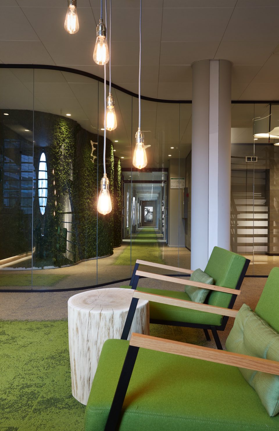 interieur met verlichting